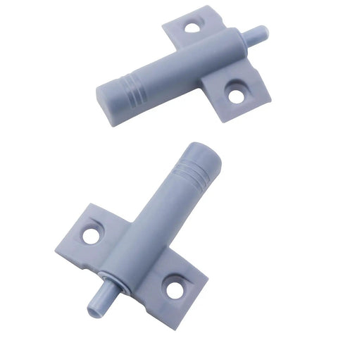 10 Piece Gray Cabinet Damping Buffer With Screws For Soft Close Doors And Drawers, ABS Plastic Door Stopper Mute Collision Preventer