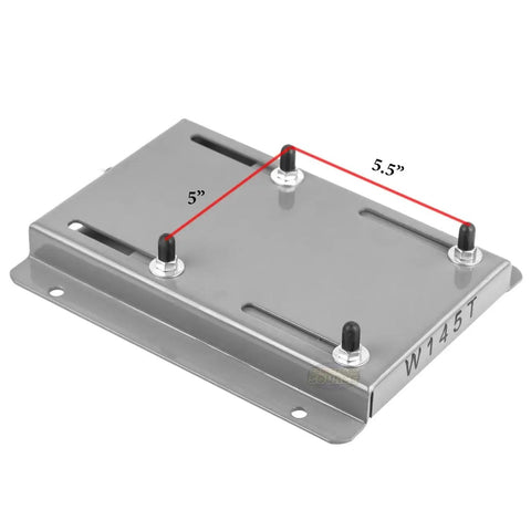 Adjustable 145T Frame Electric Motor Base Mount Plate Universal Slide Base For Heavy Duty 145T Motors Built Tough With Solid Steel Construction