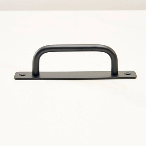 Black Aluminum Alloy Barn Door Handle Pull For Cabinets And Sliding Doors, Durable Go To Barn Door Hardware For Closets And Drawers