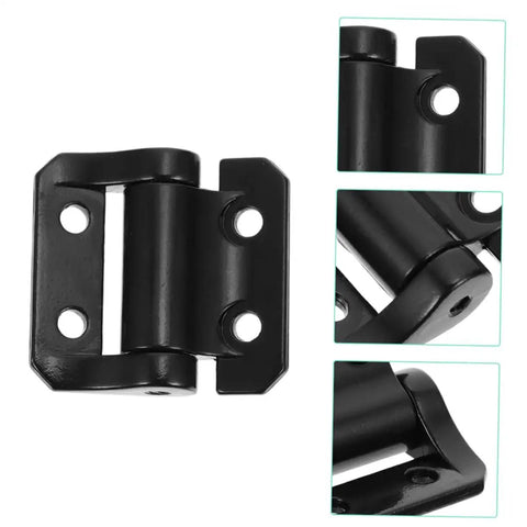 Corner Cabinet Hinge With Thickened Door Hinge For Cabinets Self Closing Mechanism For Kitchen And Home Projects High Load Capacity Durable Zinc Alloy And Steel Construction With Built In Damping For Silent Smooth Operation shown in black finish, multiple angles