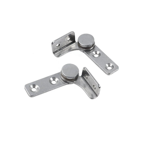 2 Pack Flip Hinge Damper With Screws, Heavy Duty 2.0 Nm Torque Torsion Shaft Hinge, 304 Stainless Steel, visible in top view.