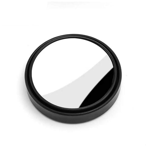 Close-up of 50mm adjustable convex glass from the 2 Pack Blind Spot Mirrors With 360 Degree Rotation High Definition HD Glass.