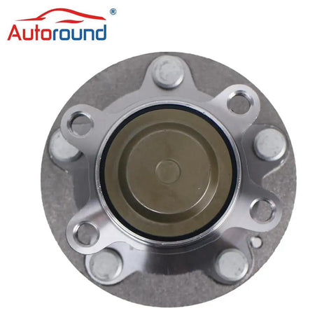 Front view of Rear Wheel Hub And Bearing Assembly Replacement For 2016 To 2021 Honda Civic And 2019 To 2022 Honda Insight With 5 Lug ABS