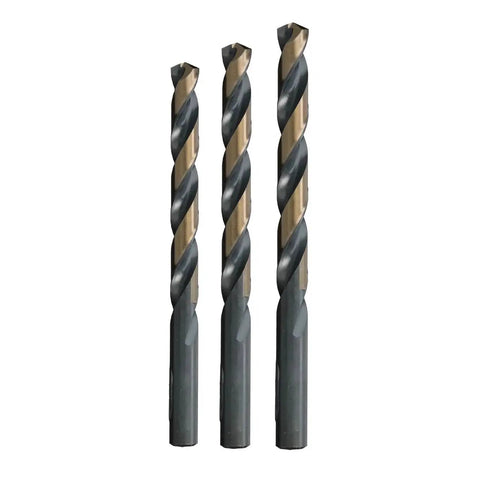 Heavy Duty HSS Drill Bit Set 29 Piece Workhorse With Black And Gold Finish In Round Case One Sixteenth To One Half Inch Increments