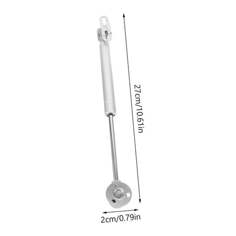 Heavy Duty Cabinet Hinge Lift Support Rod For Folding Lids With Soft Close, shown at 27cm length, ideal for kitchen cabinets.