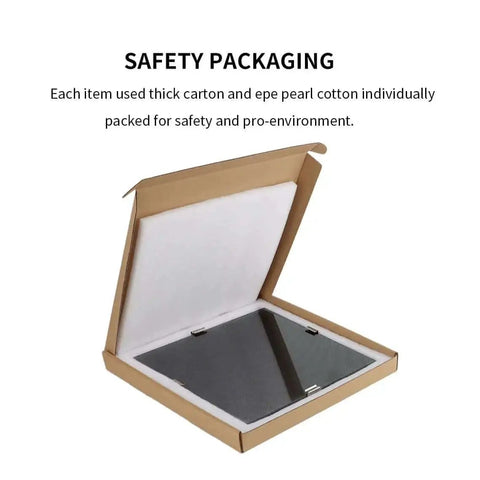 Tempered Glass 3D Printer Bed Upgrade 220x220x4mm with 4 clips in protective packaging