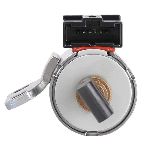 CVT transmission step motor 2.0/2.5 with metal housing, red gasket, and black connector.