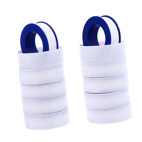 Stack of 30 Pieces PTFE Thread Seal Tape DIY Leak Repair High Density Plumbing Fittings Faucets And Garden Hose Connections Safe And Non Flammable Long Lasting