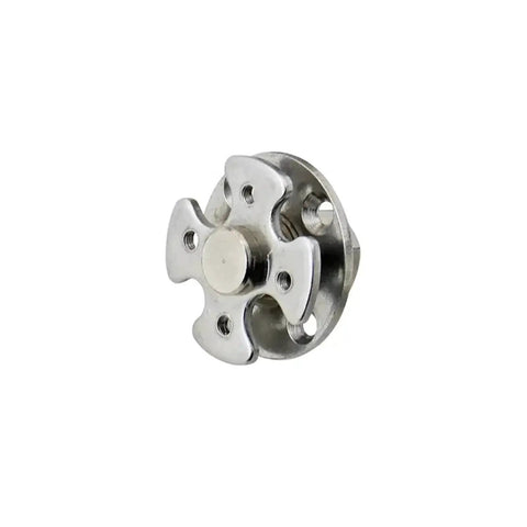 Stainless steel 360-degree disc damping shaft hinge, concealed mounting, 4 N·m torque