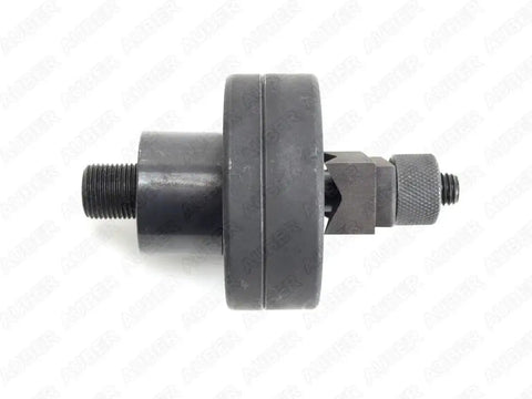 Side view of a Hydraulic Knockout Punch And Die Set For One Thirty Second DIN Size Forty Five By Twenty Two Point Five mm.
