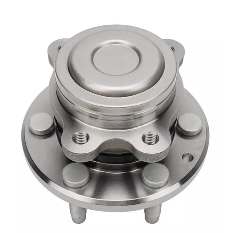 Front Wheel Bearing And Hub Assembly With ABS Encoder For 2015-2022 Chevy Colorado And GMC Canyon 2WD Models Easy Do It Yourself Replacement Quick Budget Friendly 6 Lug 4 Bolt Flange Complete Wheel Hub Unit front view