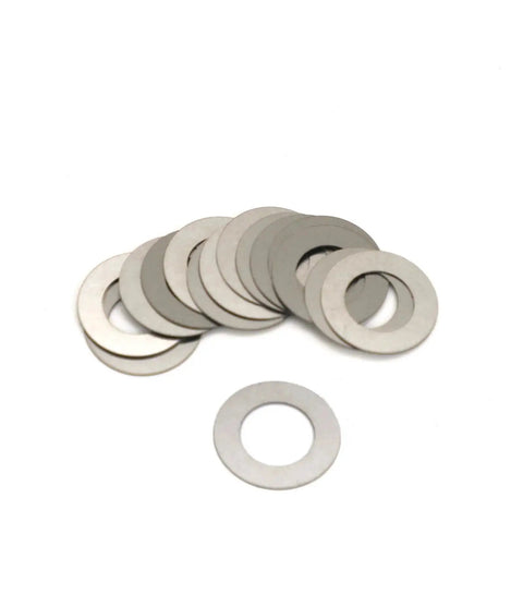 Pivot Pin And Take Down Shim Kit For .276 Inch Pins, 14 Pack, Stainless Steel 304 Shims In Four Thicknesses, Fits 10 And .308 Caliber Pins