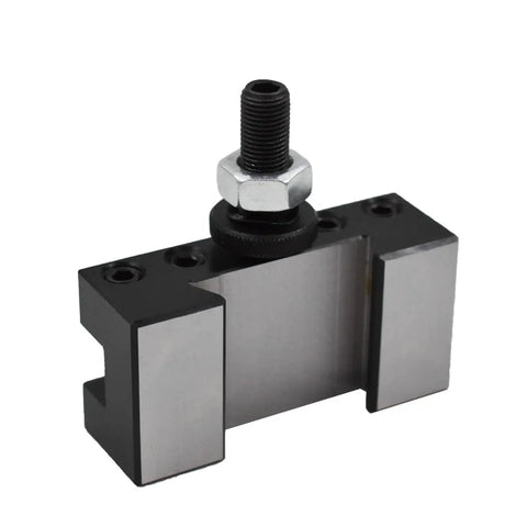 Side view of Two Pack AXA 250 102 Boring Turning And Facing Tool Holders For Wedge Type Tool Post Mini Lathe Up To 12 Inch