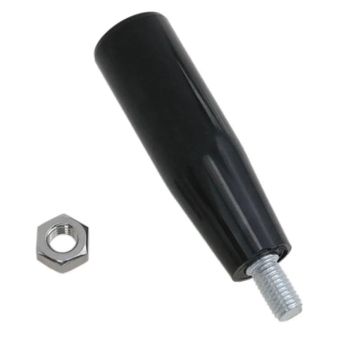 M10 Revolving Hand Wheel With Nuts And Threaded Handle Set 2Pcs for Trailer Crank, ergonomic bakelite handle and nut shown