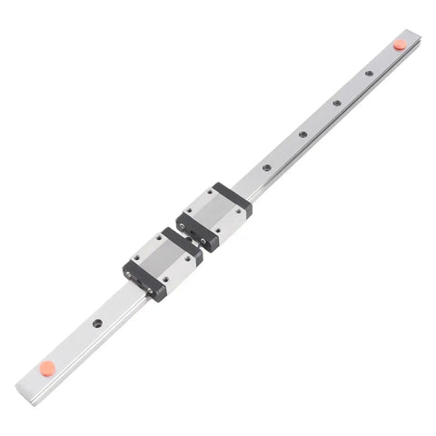 400mm Steel Miniature Linear Sliding Rail Guide With Two Blocks For Precise Linear Motion In CNC Machines, 3D Printers And Automation Equipment