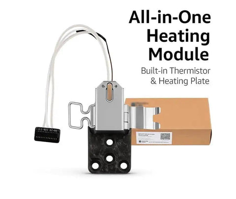 Upgraded Hotend Heating Assembly Replacement For A1 And A1 Mini 3D Printer Direct Fit Hot End Kit with heating block and thermal sensor