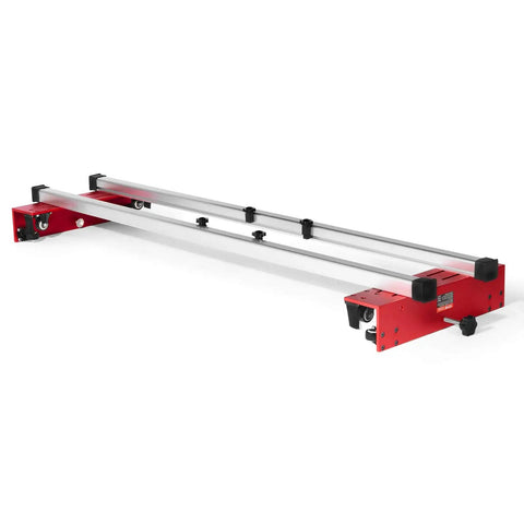 60 Inch Router Sled For Large Slabs - Portable, Adjustable Slab Flattening Jig for DIY Woodworking, shown in side view