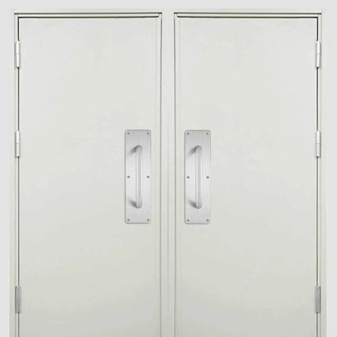 Stainless Steel Door Handle Pull Plate For Commercial Doors Pack Of 2 299x80mm 11.77 In By 3.15 In Brushed Chrome Finish
