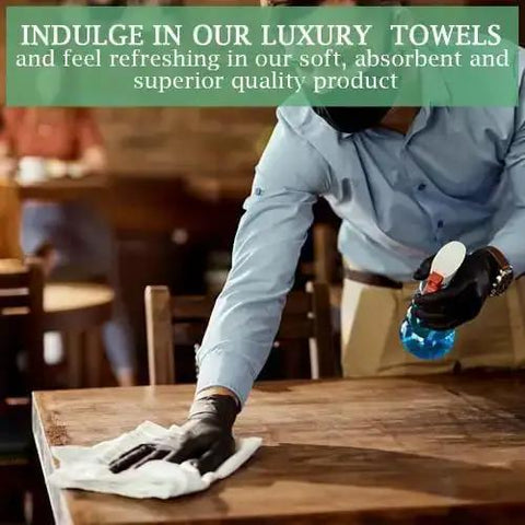 100 Percent Cotton Terry Cleaning Rags 14 By 17 Inches White Pack Of 60 Soft Large Multipurpose Towels Super Absorbent Quick Dry