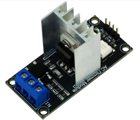 PWM AC Dimmer Module Controller 110V To 220V 50 To 60 Hz With 3.3V To 5V Logic shown from top angle