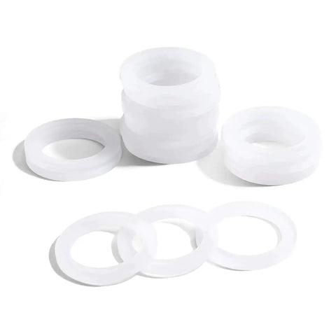 8 Pack Food Grade Silicone Gasket Rings For Aluminum Stovetop Coffee Makers 6 Cup Moka Express Dama Replacement Seal Set Better Than Rubber Durable Leak Free Fit For Everyday Use