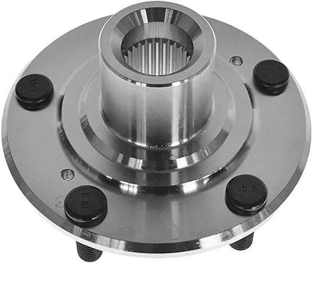 Two Pack Front Wheel Hub And Bearing Repair Kit For Ford Focus 2012 2018 And C Max 2013 2018 Left And Right Replaces Hub81 510110 Top Notch Auto Part Today, metal wheel hub component viewed from the front.