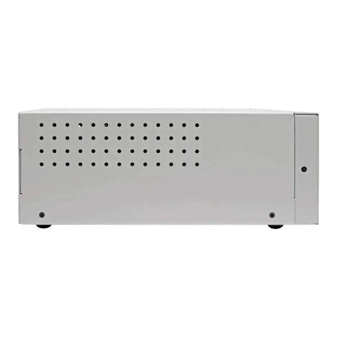 Side view of Hospital-Grade Isolation Transformer Dual Voltage 115-230V 1800W With 8 IEC C13 Outlets Workhorse Power Hub For Sensitive Medical Gear Medical Facility Ready 50 60 Hz Safe Isolation