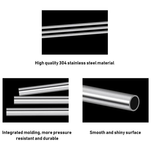 Three Quarter Inch Outer Diameter 304 Stainless Steel Tube Thickened Seamless Round Metal Pipe Nine Point Eight Inch Length