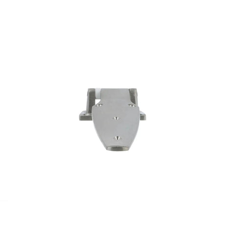Front view of 1-5-8 Inch Offset Satin Stainless Steel Heavy Duty Walk-In Cooler Door Hinge for marine environments.