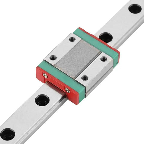 Compact 300mm Mini Linear Rail Guide With Two MGN12B Slide Blocks For Precise 3D Printers And CNC Machines Includes Side Lubrication Inlet
