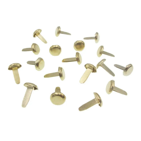 500 Pcs Mini Round Brads Two-Legged Nails For Crafts And DIY Projects Colorful Paper Fasteners For Kids And Scrapbooking