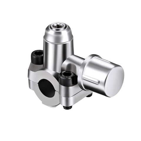 Chinco BPV-31 piercing valve kit, chrome metal valve body with clamp mounts.