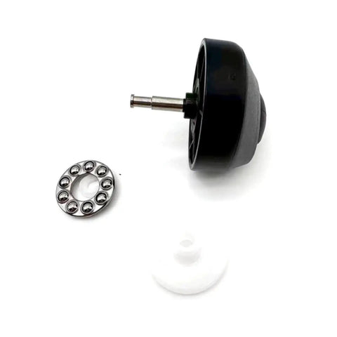 Front Caster Wheel For Ecovacs T10 T20 X1 Omni T10 Plus X1 Turbo Robot Vacuum Cleaner Replacement Parts Black 1 Set shown dismantled