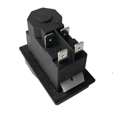 Pushbutton Electromagnetic Switch for Garden Tools 120V 220V 4 Pin 5 Terminal Double Pole Cutoff, close-up view