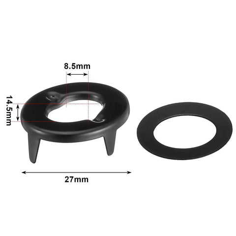Canvas Twist Lock Fastener Kit 20 Sets With Turn Button Fasteners Eyelet dimensions: 27mm diameter, 14.5mm height.