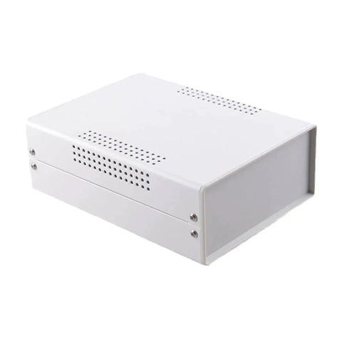 Side angle of Tough As Nails Industrial Enclosure Box for wire junction and distribution control with ABS panel for industrial use