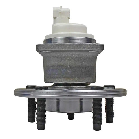 Front view of Rear Wheel Bearing And Hub Assembly 512150 for 5 Lug with ABS, suitable for GM vehicles like Regal, Impala.