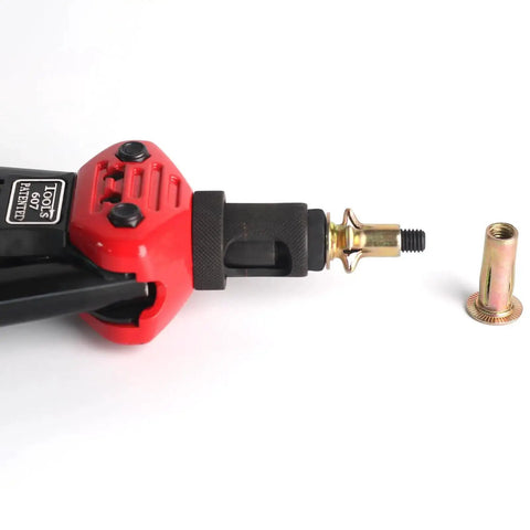 1/4-20 Extended Rivet Nut Mandrels And Nosepiece Set For Installing Pre-Bulbed Rivet Nuts On Manual Rivet Nut Guns With Multi-Grip Compatibility And Replacement Parts For Threaded Inserts Pro Grade Must Have