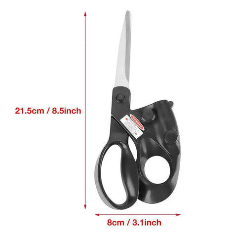 Pro Grade Laser Guided Sewing Scissors For Home Crafting And Gift Wrapping With Built In Laser Line For Precise Straight Cuts In Fabric And Paper Crafts Featuring An Upgraded Ergonomic Handle For Comfort And Control