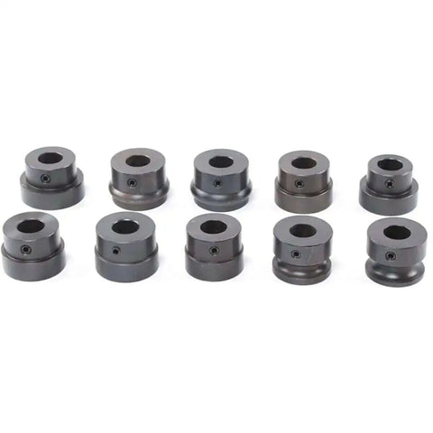 Professional Manual Bead Roller With Six Dies Set For 1.2mm Sheet Metal, showing ten die rollers for shaping and beading metal