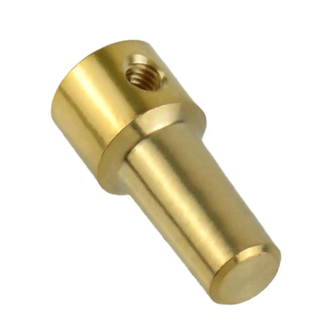 Brass base collet sleeve drill adapter, 3.17mm, close-up view
