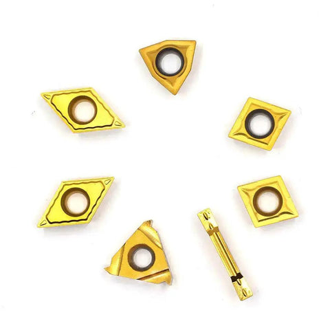 Pro-Grade Carbide Turning Inserts MGMN300 16ER A60 WCMT06T304 CCMT09T304 DCMT11T304 for Five Eighths or Three Quarters Inch Lathe Tool