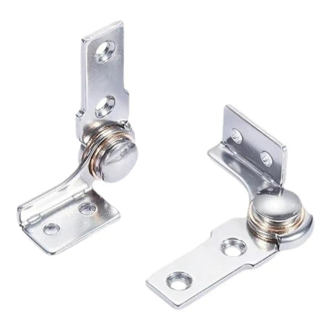 90 Degree Arbitrary Stop Hinge 304 Stainless Steel Torque Shaft Hinge Two Newton Meters for cabinet doors, makeup mirrors, silver