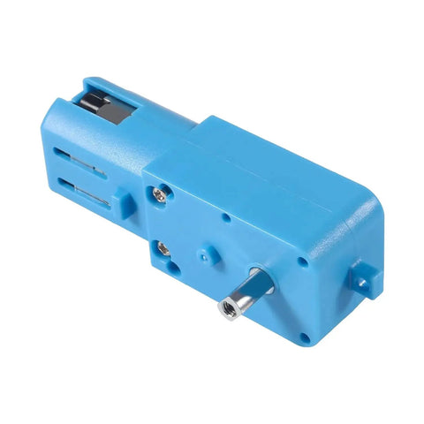 4 Pcs All Metal Gear Motors TT DC 3V To 6V 1 To 90 Reduction With 110 RPM Output Single Shaft Blue Case For Robots Smart Cars DIY RC Toys Electric Motor Gearbox High Torque For Projects And Hobby Builds