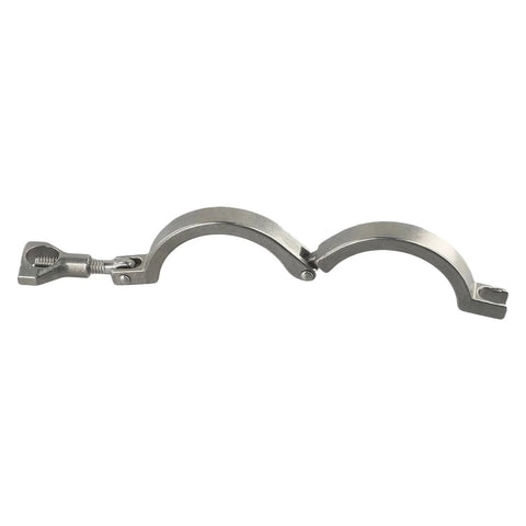 1.5 To 4 Inch Stainless Steel Tri Clamp With Quick Connector And Quick Release Clamp For Pipe End 2 Inch Sanitary Hygienic Food Grade