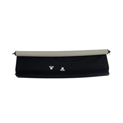 Beige Sunshade for 2010 to 2016 SRX V6 Sunroof Cover Top Window Roof Shade, rolled view showing material and design