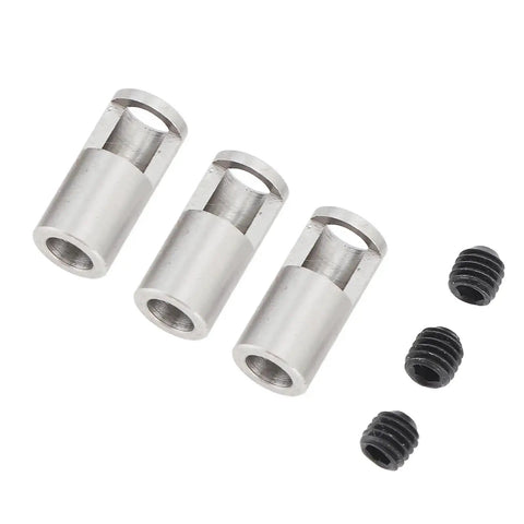 3 Pack Pinion Reducer Sleeve 8mm To 5mm Shaft Adapter For RC Cars Stainless Steel Fits M1.0 Mold And M1.5 Mold