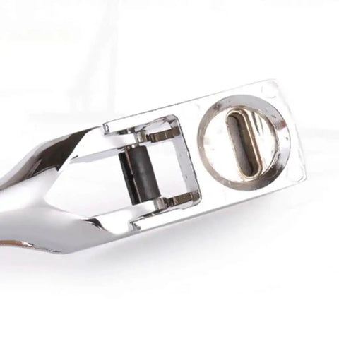 Close-up of Heavy Duty Single Oval Hole Puncher for Scrapbooking Handheld Paper Cutter With Clear Alignment Window Pro Grade Build