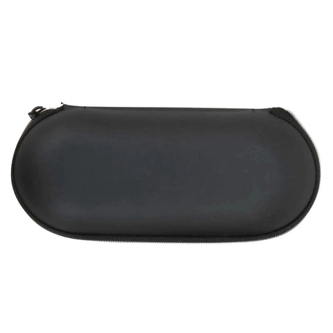 Black carrying case for pro grade manual wire stripper and longitudinal cutter with replaceable blades, rugged build.