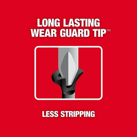 Shockwave Bit And Drill Bit Kit With 60 Pieces For Impact Drivers And Drills Delivering Long Lasting Performance And Up To 50 Times Longer Life For Hardcore Jobs By Milwaukee 48 32 4097 wear guard tip visualization